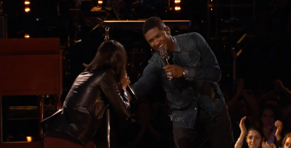 USHER PERFORMS ‘ONE’ WITH MICHELE CHAMUEL ON THE VOICE