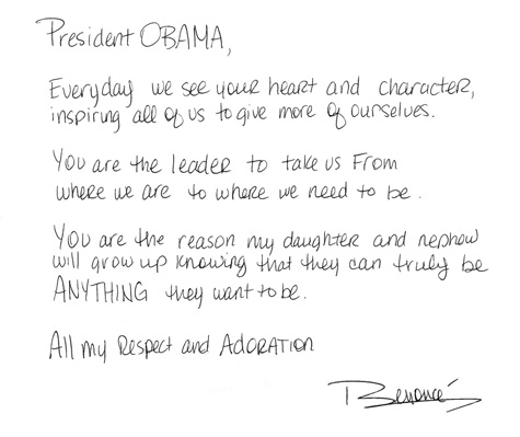 beyonce-obama-letter