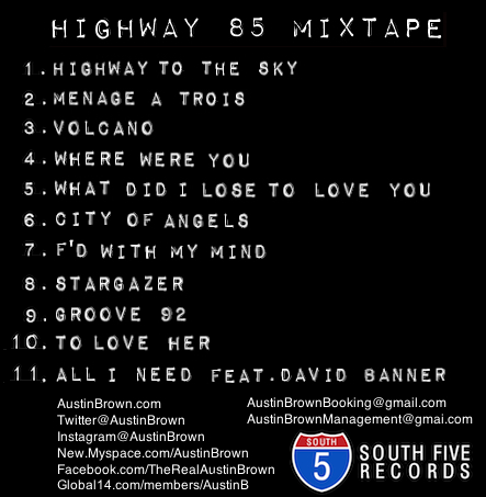 Austin Brown Highway 85 Back Album 1 Cover