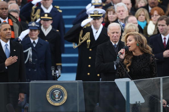 Beyonce Obama Inauguration National Anthem