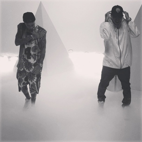 tyga-chris-brown-for-the-road-video-shoot4