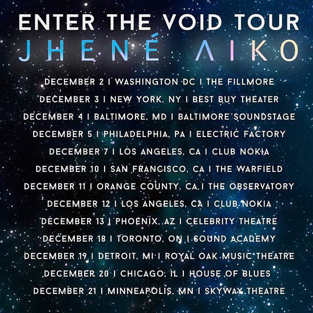 Jhene Tour Dates