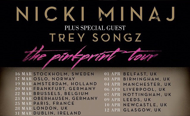 Trey Songz Nicki Minaj The Pinkprint Tour