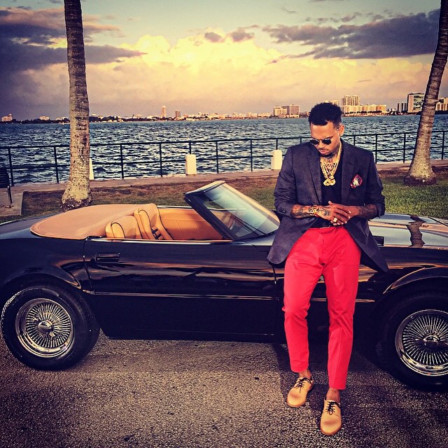 Chris Brown IG car