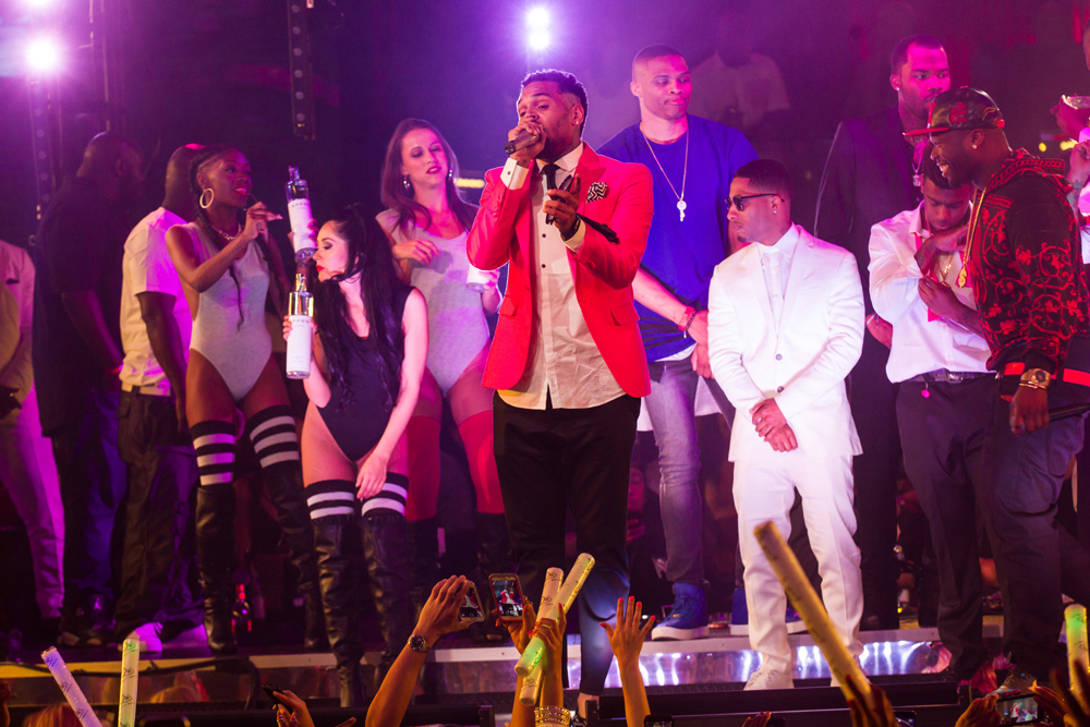 Chris Brown, Russell Westbrook, 50 Cent_Credit Chase Stevens : Kabik Photo Group