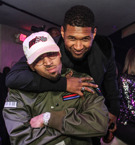 Chris Brown Usher