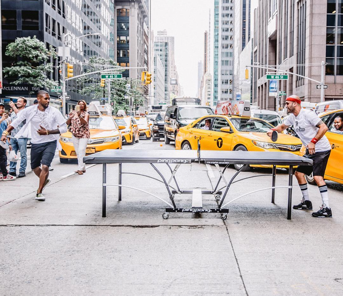 Usher Ping Pong NYC 2