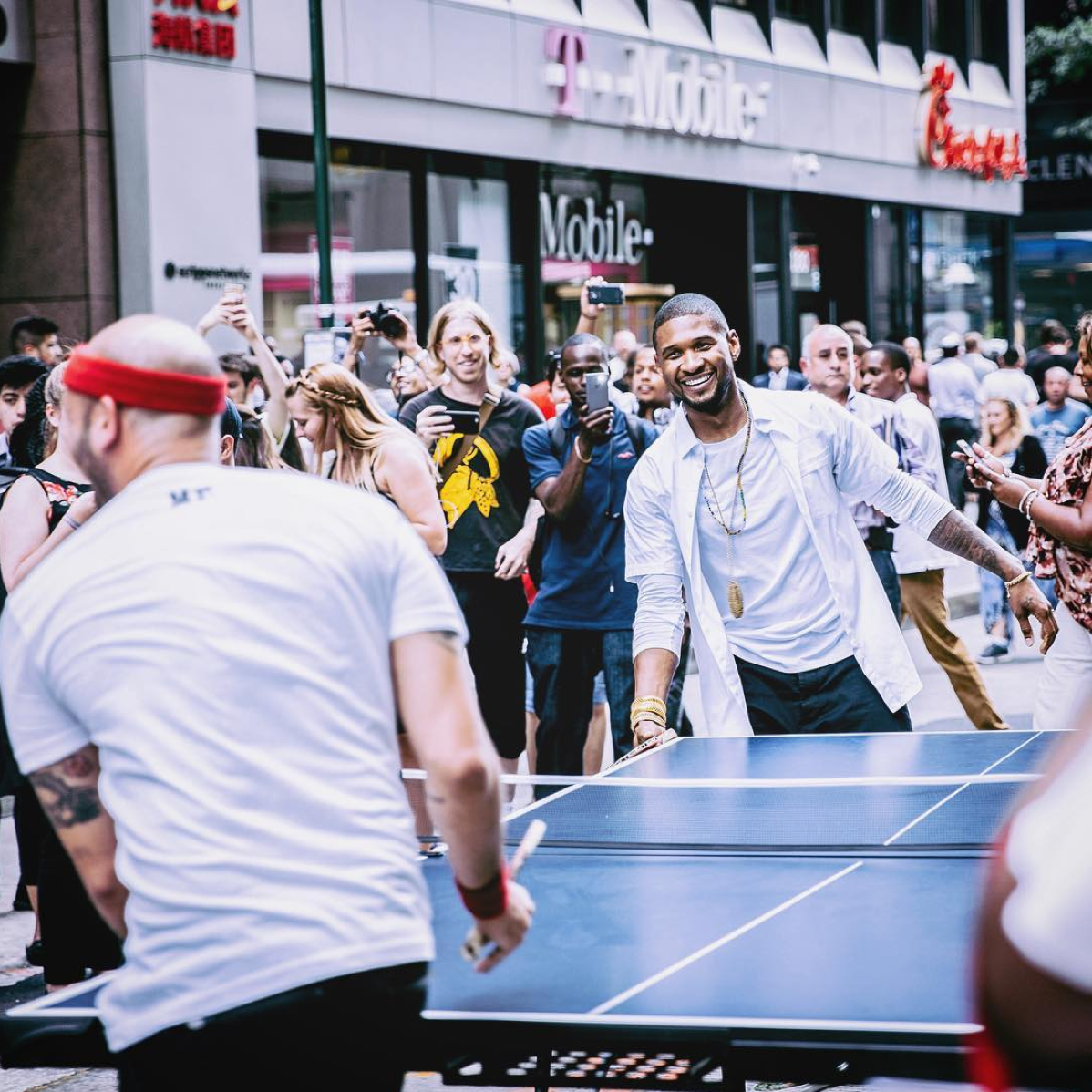 Usher Ping Pong NYC 3