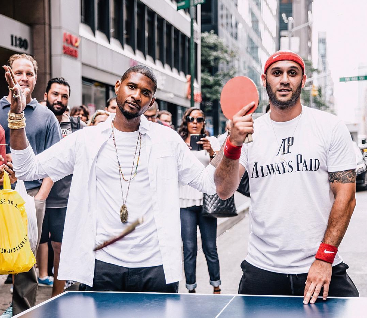 Usher Ping Pong NYC 4