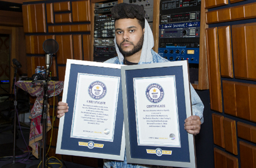 The Weeknd Guinness World Record